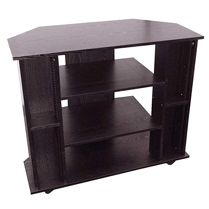 ORE International R556BK Corner TV Stand Black