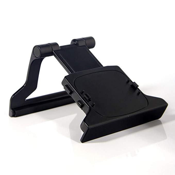 SODIAL(R) New TV Clip Mount Mounting Stand Holder for Microsoft Xbox 360 Kinect Sensor BLK