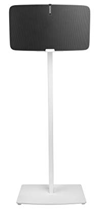 Cavus Floor Stand Suitable for Sonos Play:5 Speakers ( 2nd gen) ( Horizontal) (White, Play:5 Single)