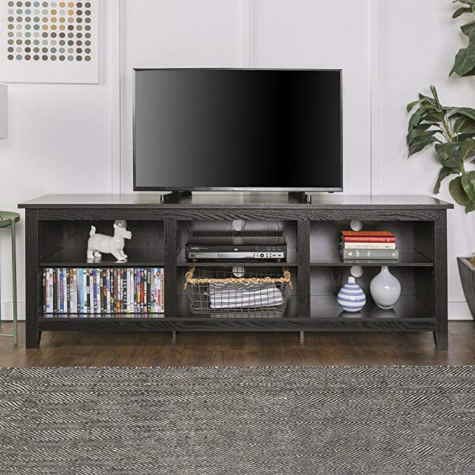 New 70 Inch Wide Black Television Stand