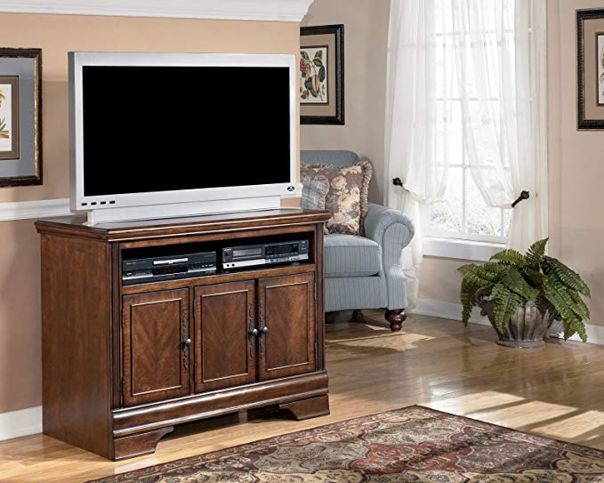 Burnished Brown TV Stand - Signature Design by Ashley Furniture