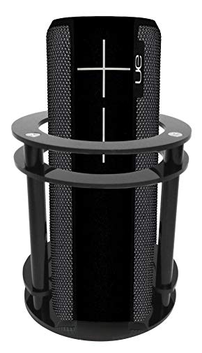 FitSand(TM Speaker Holder Guard Stand Station for Logitech Ultimate Ears UE BOOM 2 (I and II 2 Gen) Speaker - Black